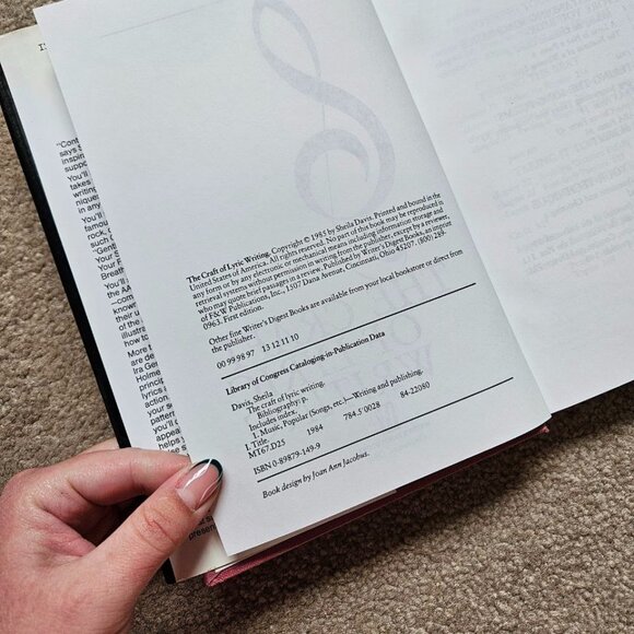 The Craft of Lyric Writing by Sheila David‎ - Hardcover 1985 - Picture 3 of 7